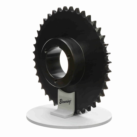 Browning Steel Bushed Bore Roller Chain Sprocket, 60Q40 60Q40